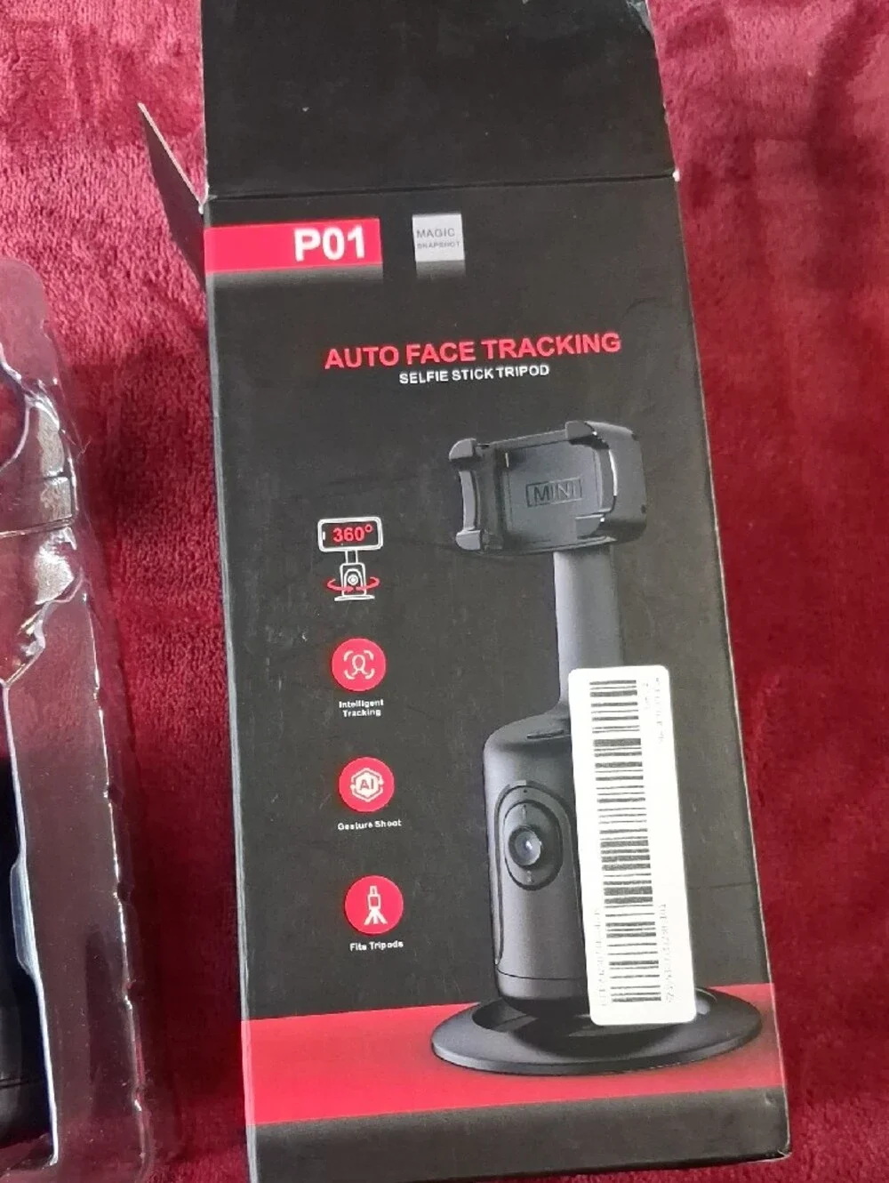 Po1 Black Phone Mount / Auto Face Tracking P01
